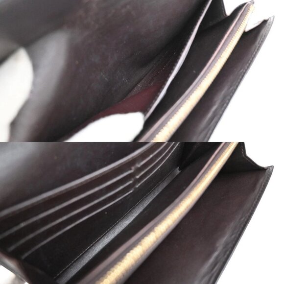 LOUIS VUITTON Portefeuille Sarah Long Bifold Wallet Vernis - Picture 8 of 15